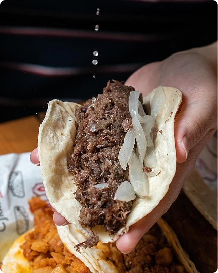 Taco de barbacoa
